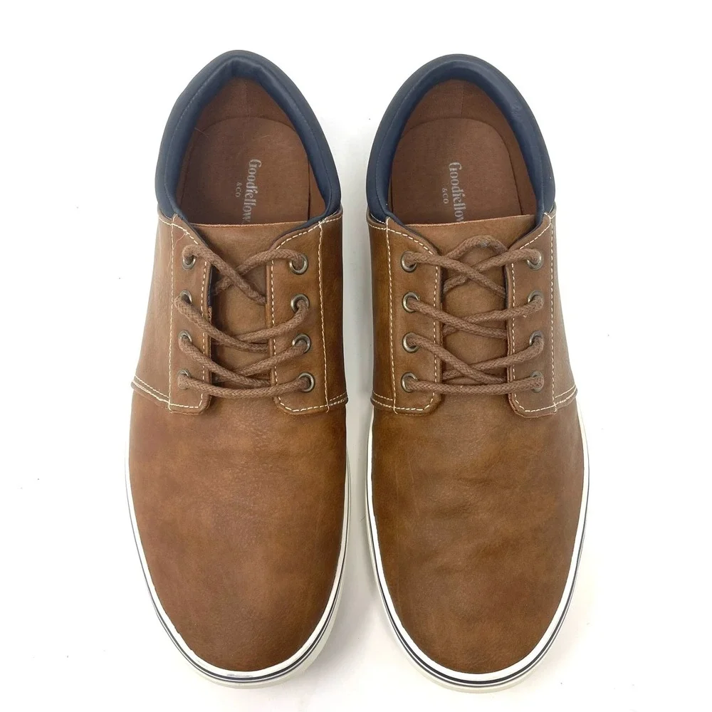 Goodfellow & Co Men's‎ Classic Brown Jack Apparel Lace-Up Sneakers Sz. 9.5 M